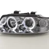 Angel Eyes Strålkastare Krom Audi A4 (B6/8E) 2001-2004
