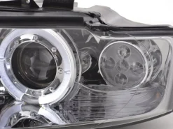 Angel Eyes Strålkastare Krom Audi A4 (B6/8E) 2001-2004