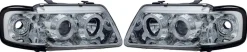 Angel Eyes Strålkastare Krom Audi A3 (8L) 1996-2000