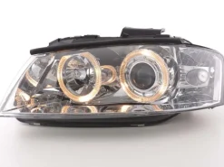 Angel Eyes Strålkastare Krom Audi A3 (8P) 2003-2008