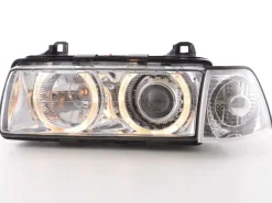Angel Eyes Strålkastare Krom BMW 3-Serien E36 Sedan/Touring 1991-1998