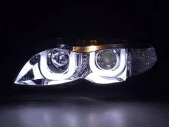 Angel Eyes Strålkastare Krom BMW 3-Serien E46 Sedan/Touring 2001-2005