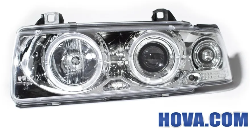 Angel Eyes Strålkastare Krom BMW 3-Serien E36 Sedan/Touring 1991-1998