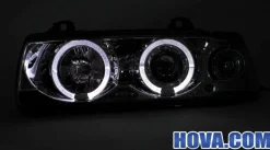 Angel Eyes Strålkastare Krom BMW 3-Serien E36 Sedan/Touring 1991-1998