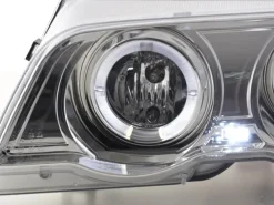 Angel Eyes Strålkastare Krom BMW 3-Serien E46 Sedan/Touring 1998-2001
