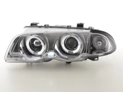 Angel Eyes Strålkastare Krom BMW 3-Serien E46 Sedan/Touring 1998-2001