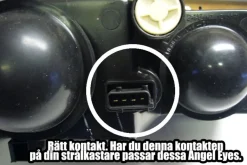 Angel Eyes Strålkastare Krom Opel Vectra (B) 1996-2001