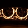 Angel Eyes Strålkastare Krom VW Golf MK3 1991-1997