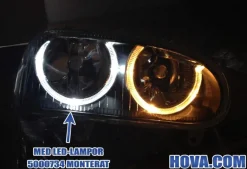 Angel Eyes Strålkastare Krom VW Golf MK3 1991-1997