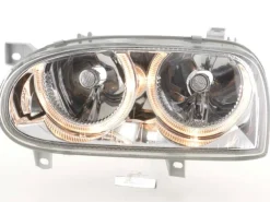 Angel Eyes Strålkastare Krom VW Golf MK3 1991-1997