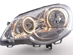 Angel Eyes Strålkastare Krom VW Polo (9N3) 2005-2009