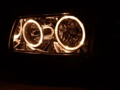 Angel Eyes Strålkastare Krom VW T4 1996-2003