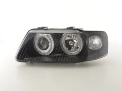 Angel Eyes Strålkastare Svart Audi A3 (8L) 2001-2003