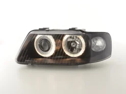 Angel Eyes Strålkastare Svart Audi A3 (8L) 2001-2003