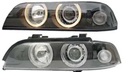 Angel Eyes Strålkastare Svart BMW 5-Serien E39 1995-08.2000