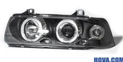 Angel Eyes Strålkastare Svart BMW 3-Serien E36 Coupe/Cabriolet 1991-1998