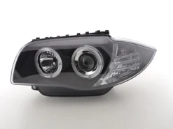 Angel Eyes Strålkastare Svart BMW 1-Serien E81/E87 2004-2011
