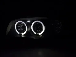 Angel Eyes Strålkastare Svart BMW 1-Serien E81/E87 2004-2011