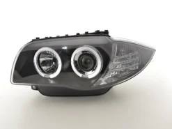 Angel Eyes Strålkastare Svart BMW 1-Serien E81/E87 2004-2011