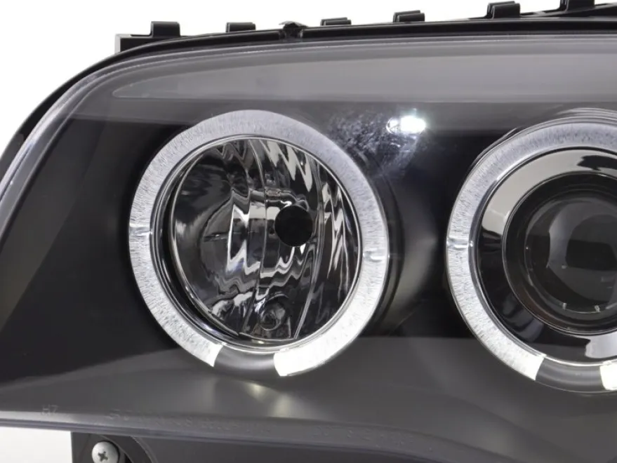 Angel Eyes Strålkastare Svart BMW 1-Serien E81/E87 2004-2011