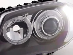 Angel Eyes Strålkastare Svart BMW 1-Serien E81/E82/E87/E88 2004-2011