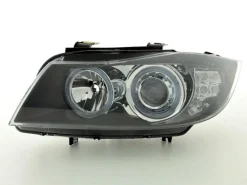 Angel Eyes Strålkastare Svart BMW 3-Serien E90 Sedan & E91 Touring 2005-2008