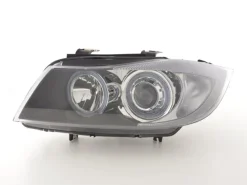 Angel Eyes Strålkastare Svart BMW 3-Serien E90 Sedan & E91 Touring 2005-2008