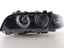 Angel Eyes Strålkastare Svart BMW 3-Serien E46 Sedan/Touring 1998-2001