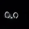 Angel Eyes Strålkastare Svart Opel Vectra (B) 1999-2002