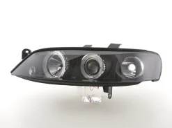 Angel Eyes Strålkastare Svart Opel Vectra (B) 1999-2002