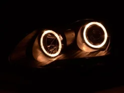 Angel Eyes Strålkastare Svart VW Golf MK5, 2003-, Jetta 2005