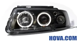 Angel Eyes Strålkastare Svart VW Passat (B5/3B) 1997-2000