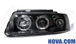 Angel Eyes Strålkastare Svart VW Passat (B5/3B) 1997-2000