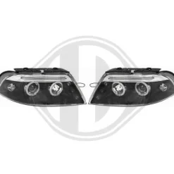 Angel Eyes Strålkastare Svart VW Passat (B5/3BG) 2000-2005