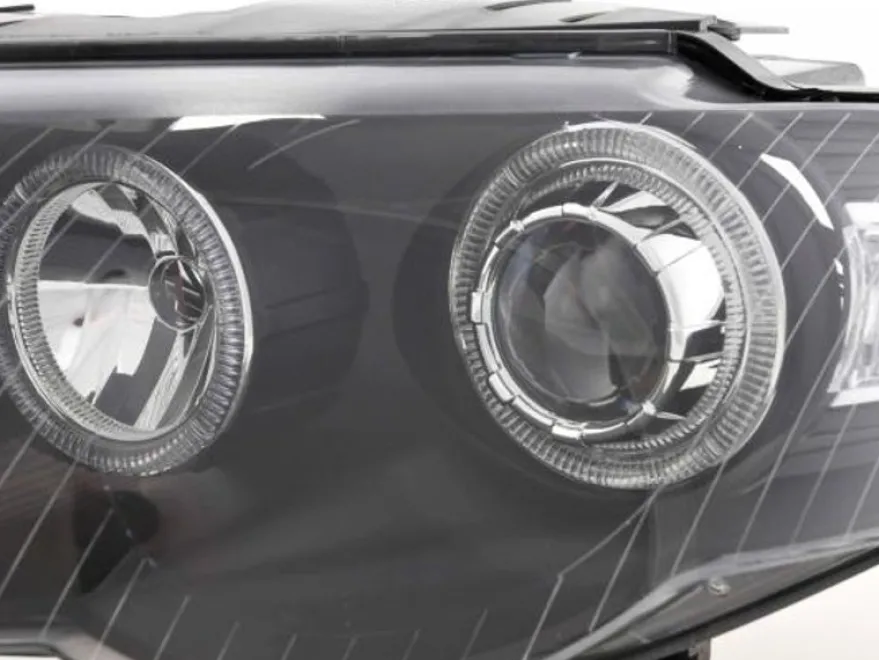 Angel Eyes Strålkastare Svart VW Passat (B6/3C) 2005-2010