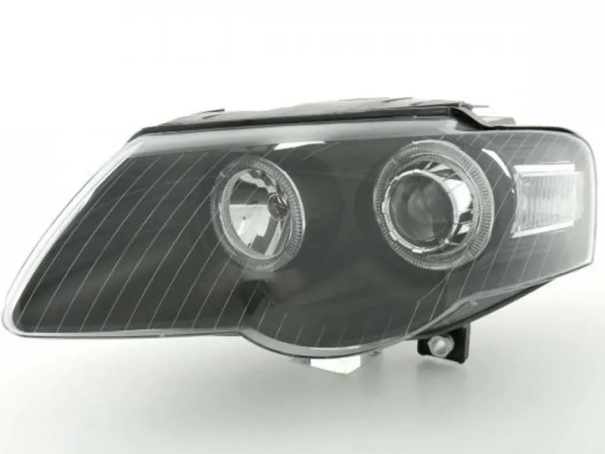 Angel Eyes Strålkastare Svart VW Passat (B6/3C) 2005-2010