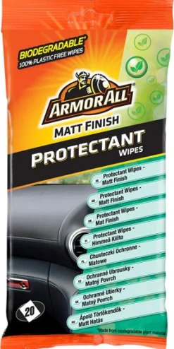 Armor All Vinyl Matt Wipes Flatpack