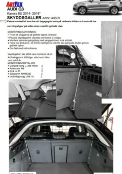 Artfex Lastgaller / Hundgaller Audi Q3 8U 2014-2018