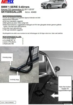 Artfex Lastgaller / Hundgaller Bmw 1-Serie F20 2011-2019