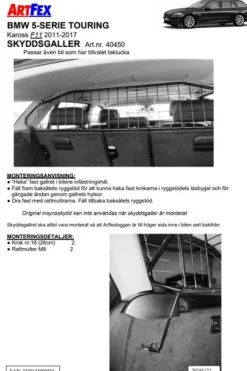 Artfex Lastgaller / Hundgaller Bmw 5-Serie F11Touring2011-2017