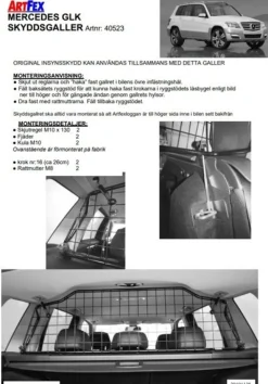 Artfex Lastgaller / Hundgaller Mercedes X204 GLK