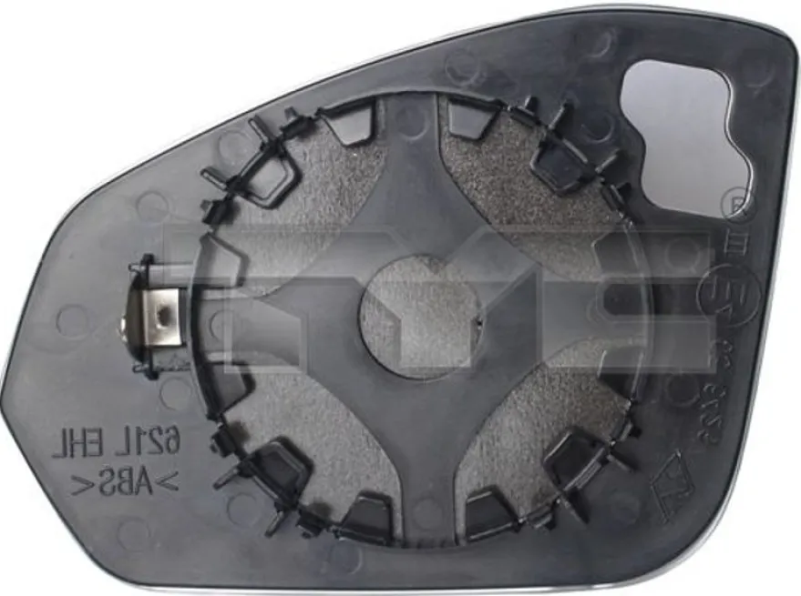Backspegelglas höger – Skoda Fabia IV, TYC konvext