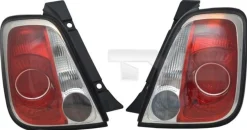 Baklampa Vänster Fiat 500 312