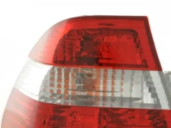 Baklampor Briljant Krom/Röd BMW 3-Serien E46 4-Dörrars Sedan 1998-2001