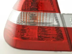 Baklampor Briljant Krom/Röd BMW 3-Serien E46 4-Dörrars Sedan 1998-2001
