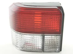Baklampor Briljant Krom/Röd VW Transporter T4 Bus 1990-2003