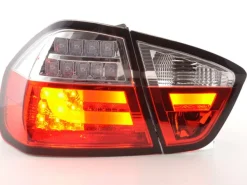Baklampor LED Röd/Klarglas BMW 3-Serien E90 Sedan 2005-2008