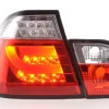 Baklampor LED Röd/Klarglas BMW 3-Serien E46 Sedan 1998-2001
