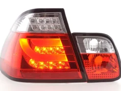 Baklampor LED Röd/Klarglas BMW 3-Serien E46 Sedan 1998-2001