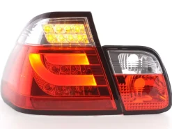 Baklampor LED Röd/Klarglas BMW 3-Serien E46 Sedan 1998-2001